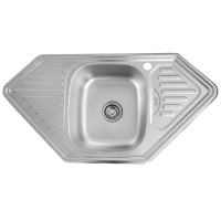 Мойка из нержавеющей стали D9550P DEKOR с сифоном