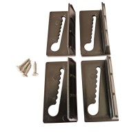 Brackets for a built-in sink