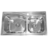 Мойка из нержавеющей стали S8346FX с сифоном