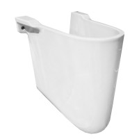 Ceramic half leg for washbasin 290x250x330