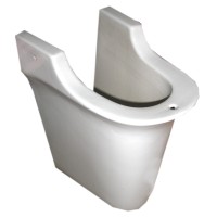 Keramikinė puskoja praustuvui 220x310x430