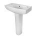 Washbasin T49 with foot