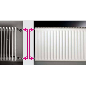 Radiatorius plieninis renov. HM 21C-AT-55-1200 prijungimas šoninis Radiatorius plieninis renov. HM 21C-AT-55-1200 prijungimas šoninis