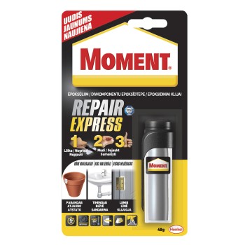 Plastilinas klijuojamas Moment Repair Express 48g
