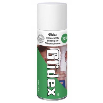 Aerozolis silikoninis GLIDEX SPRAY 400ml UNIPAK Aerozolis silikoninis GLIDEX SPRAY 400ml UNIPAK