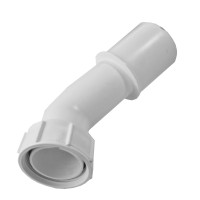 Elbow for shower siphon connection
