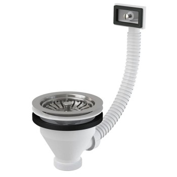 Sifonas AP kriauklei su persipylimu 115mm 6/4