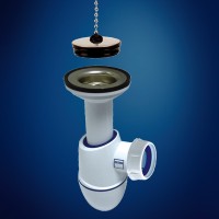 Sifonas kriauklės BM217 su įlietom tarpinėm