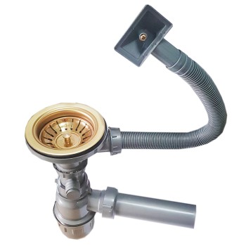 Сифон для раковины C002 gold Сифон для раковины C002 gold