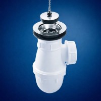 Sifonas praustuvo su kamščiu CL217