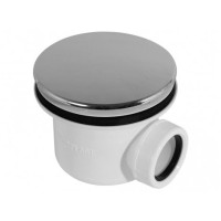 Sifonas AP dušo padėklui, chromuotas ventilis, 90mm