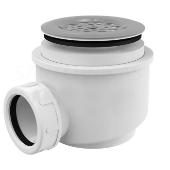 Sifonas AP dušo padėklui nerūd. plieno grotelės 60mm