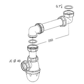 Alkūnė sifono L268 Alkūnė sifono L268