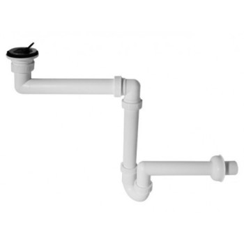 Sifonas AP praustuvui, taupantis vietą, DN40