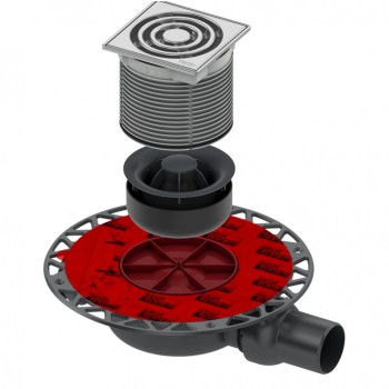 Kompl. trapo TECEdrainpoint S 112 plokščias su membrana kvapo užsklanda Kompl. trapo TECEdrainpoint S 112 plokščias su membrana kvapo užsklanda