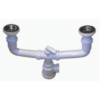 Sifonas WC121B dvigubas