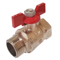 Valve ARCO SENA in/out thread 1x1 short handle 753605