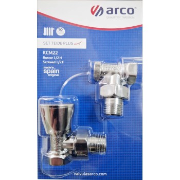 Ventilis vid./iš. kampu KCM22 ARCO (kompl.) Ventilis vid./iš. kampu KCM22 ARCO (kompl.)