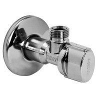 Stūra vārsts ar ārējo vītni hromēts. NOV06 ARCO