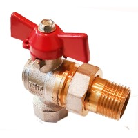 Sklendė 1/2 kampinė su išard. jungtim