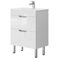 Bathroom cabinet with washbasin STEFANIJA ST2-60 white