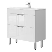 Bathroom cabinet with washbasin STEFANIJA ST2-80 white