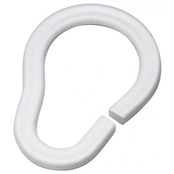 Kabliukai užuolaid. (12vnt) balti 681-10 Kabliukai užuolaid. (12vnt) balti 681-10