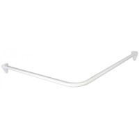 Karnyzas užuol. kampinis baltas 90x90 672-10