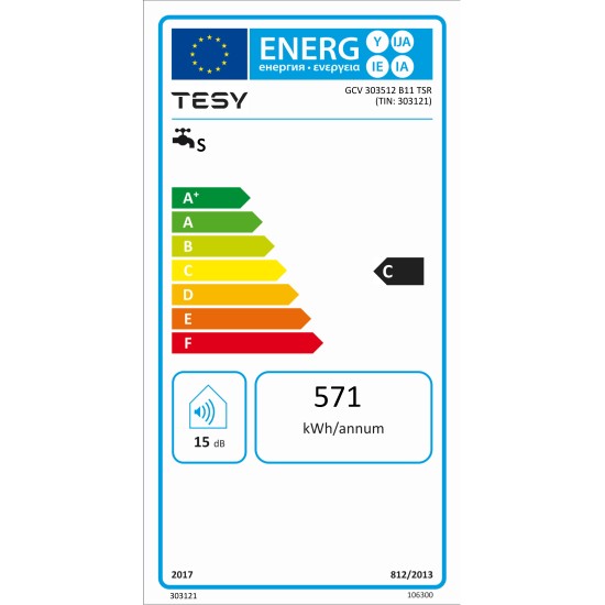 Electric water heater TESY GCV 30 ELPROM