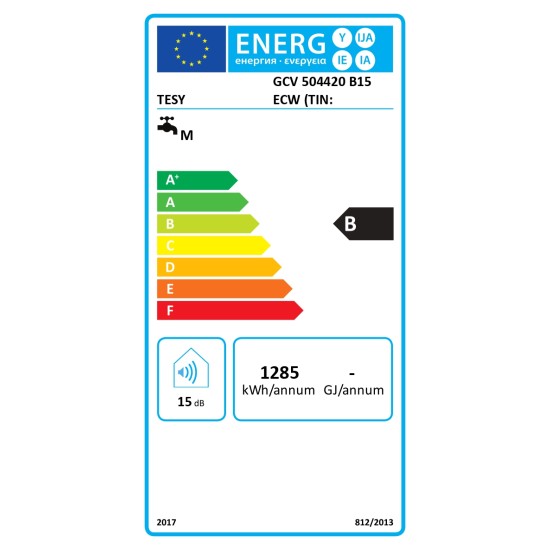 Electric water heater GCV50 Wi-Fi SLIM