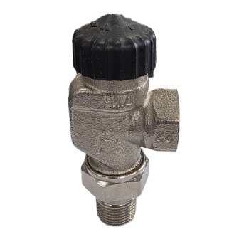 Ventilis DN15 su rankena kampu