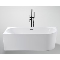 Acrylic bathtub NOVA 208 150 cm white left