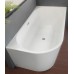 Acrylic bathtub NOVA 208 170 cm white right