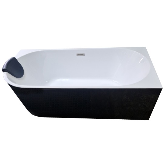 SALE! Acrylic bathtub NOVA 208 170 cm white/black right