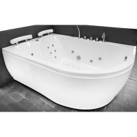 IŠPARDAVIMAS!  Masažinė vonia B201-1 kairinė su oro ir hidromasažu