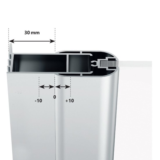 CSDL2-100 satinas+stiklas Transparent