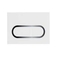 Chrome WC Valdymo mygtukas, baltas