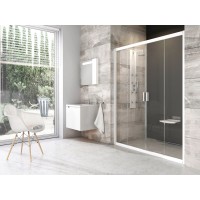 BLDP4-120 balta+stiklas Transparent