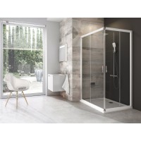BLRV2K-110 balta+stiklas Transparent