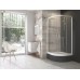 BLCP4-80 Sabina balta+stiklas Transparent
