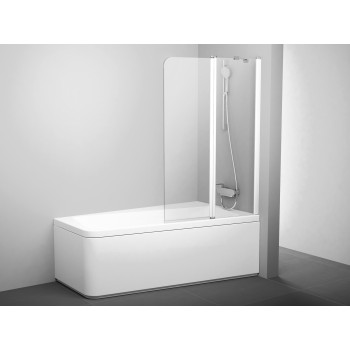 10CVS2-100 D balta+stiklas Transparent