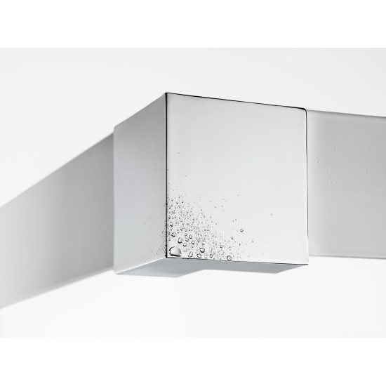 MSRV4-90/90 satinas+stiklas Transparent