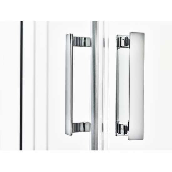 MSRV4-90/90 satinas+stiklas Transparent