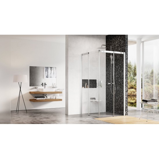MSRV4-100/100 satinas+stiklas Transparent