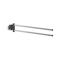 CR 340.00 Dvigubas pasukamas rankšluosčių laikiklis, chromas