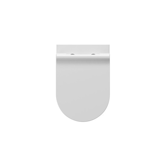 WC Uni Chrome RimOff, pakabinamas, baltas