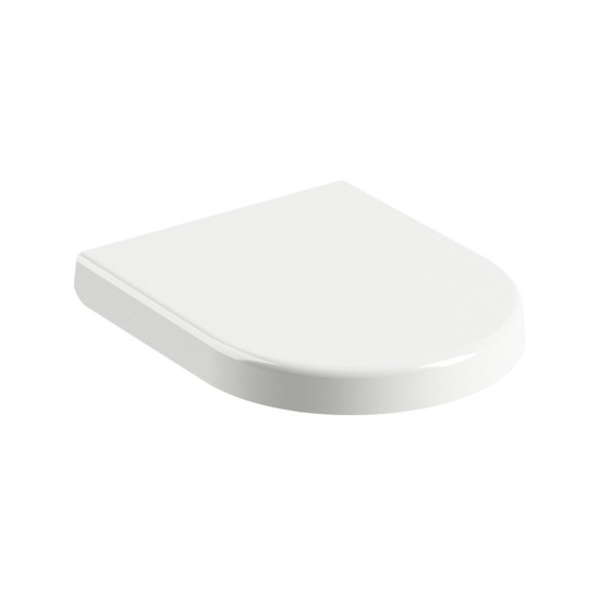 WC unitazo dangtis Uni Chrome, baltas