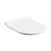 WC unitazo dangtis Uni Chrome Slim, baltas