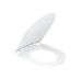 WC unitazo dangtis Uni Chrome Slim, baltas