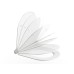 WC unitazo dangtis Uni Chrome Slim, baltas